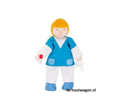 poppenhuispopje verpleegster